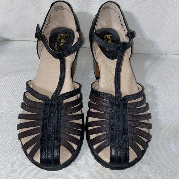 Jambu memory foam heeled sandals sz 8 - Picture 5 of 7